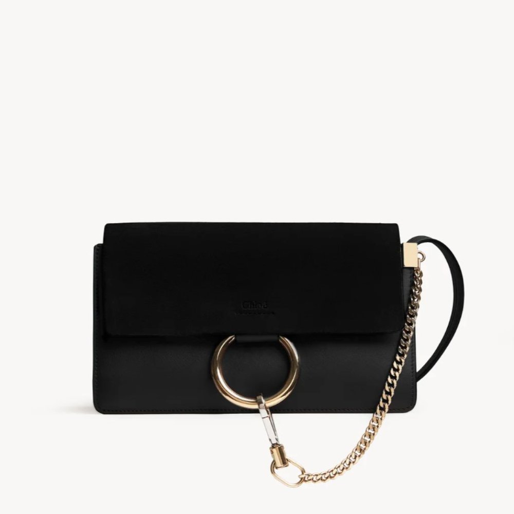 Authentic Chloe Faye Black Bag